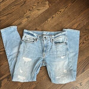 Old Navy Distressed Mens Jeans